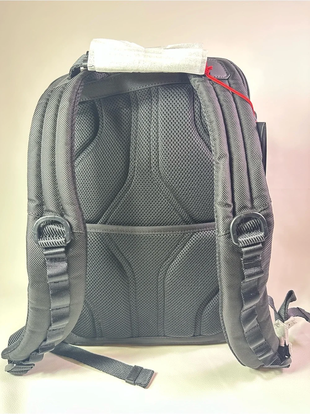New Men’s TUMI Alpha Bravo Navigation Backpack Rucksack Black Brwn Nylon Leather